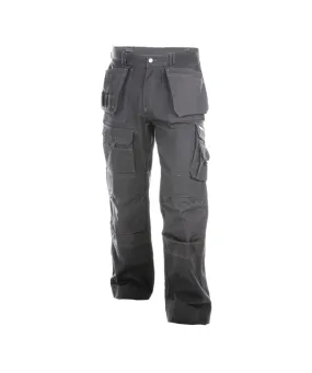 DASSY® Texas Canvas Holsterzakkenbroek met kniezakken Cementgrijs maat 44